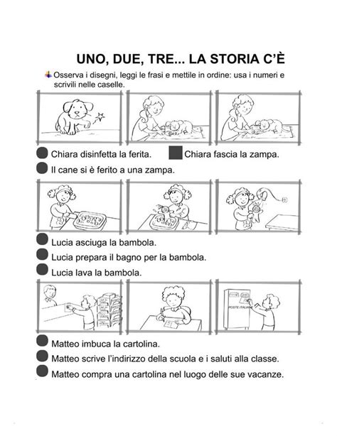 Metti In Ordine La Storia Worksheet Attivit Di Scrittura Attivit