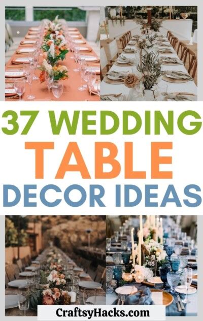 Wedding Table Decoration Ideas Craftsy Hacks