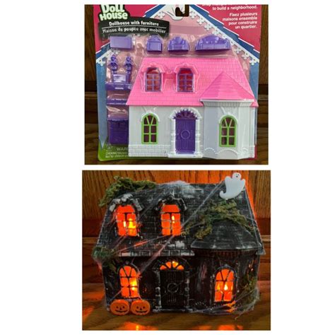 Dollar Tree To Haunted House In 2023 Fall Halloween Crafts Dollhouse