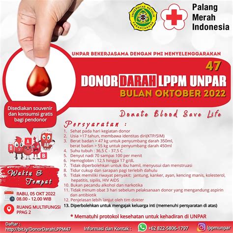 donor darah lppm unpar universitas katolik parahyangan