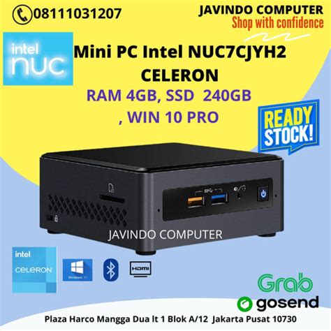 Jual Intel Mini Pc Nuc Cjyh Gb Ram Ssd Gb Win Jakarta Pusat