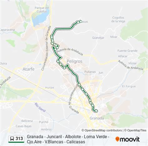 L Nea Horarios Paradas Y Mapas Capit N Morenoc Granada