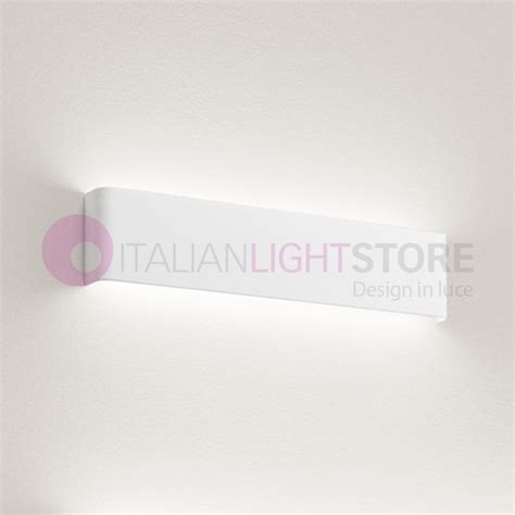 Way Applique Lampada Parete Bianca Moderna Led Cm Perenz Blc