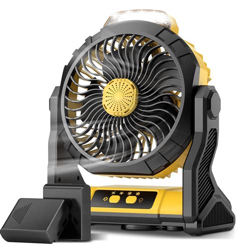 Geek Aire Battery Operated Fan Mah Detachable Battery Powered Fan