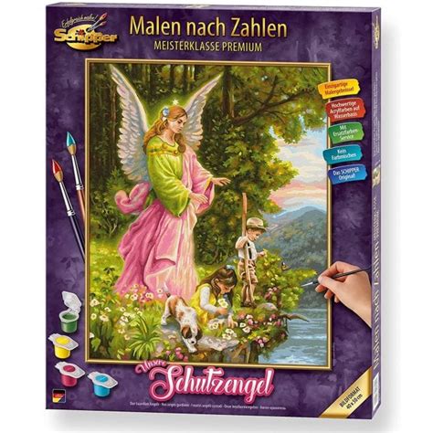 Schipper Our Guardian Angels Paint By Numbers Craft Hobbies From