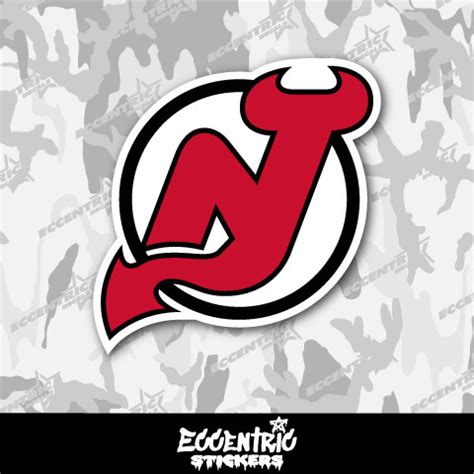 New Jersey Devils Vinyl Sticker - Eccentric Stickers