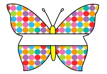 Butterfly Name Tag Template