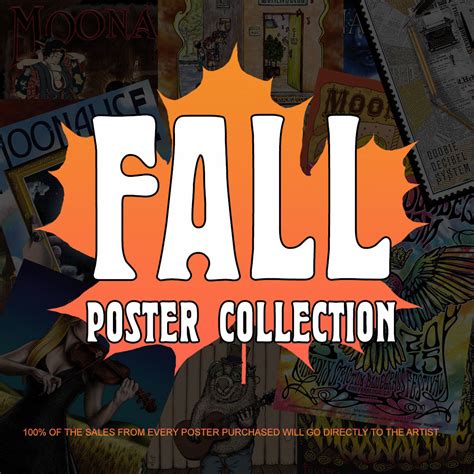 🍁 Fall Poster Collection - Moonalice Posters