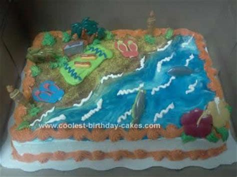 Coolest Luau Birthday Cake