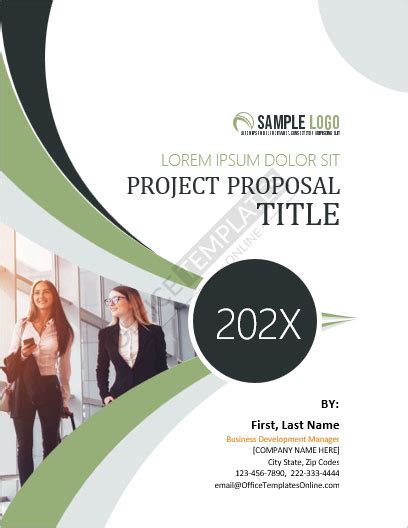 6+ FREE Project Cover Page Templates & Formats in MS Word