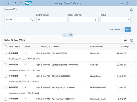 Filter Bar Sap Fiori Design Guidelines