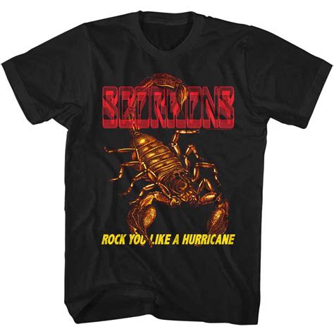 American Classics Scorpions Irl Black Adult T Shirt