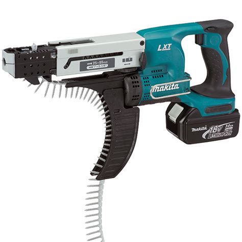 Makita Dfr Z V Lxt Cordless Autofeed Screwdriver Tools