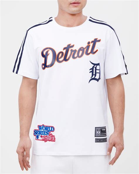 Detroit Tigers Pro Standard Logo Pro Team Taping Tee - 113600503229