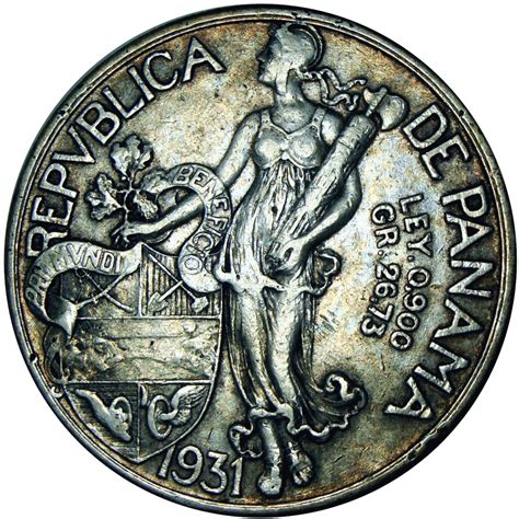 Panam Moneda De Plata Balboa Vasco N Ez