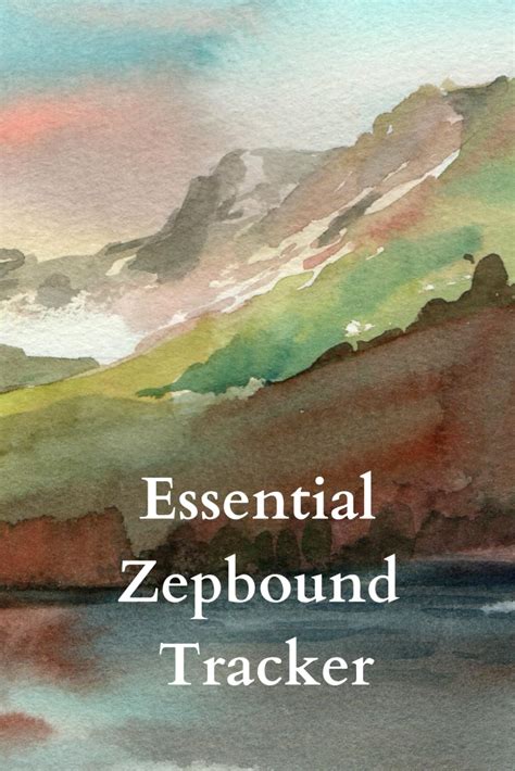 Essential Zepbound Tracker | Set Goals, Track Habits, Capture Trends ...