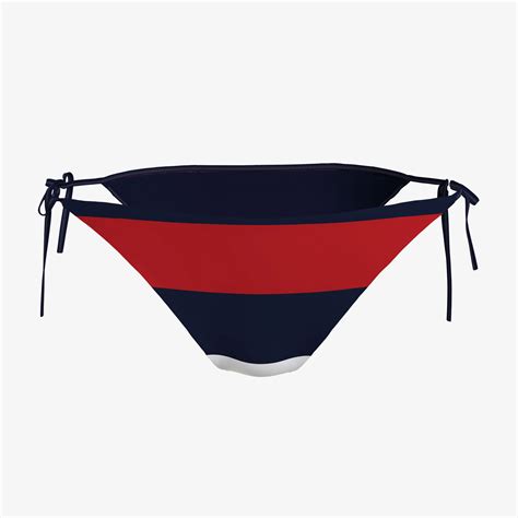 Tommy Hilfiger String Side Tie Cheeky Kadın Kırmızı Lacivert Bikini Altı KADIN Mayo Bikini