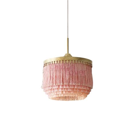 Silk Fringe Pendant Lamp Elegant Modern Lighting