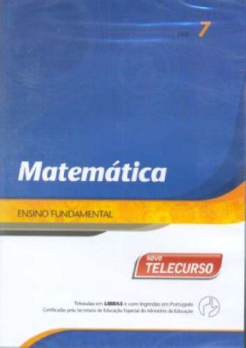 Novo Telecurso Ensino Fundamental Matematica Libras Volume 7 Br