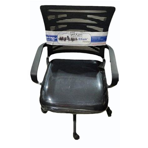 Low Back Mesh Office Revolving Chair Black At Rs In Jamshedpur