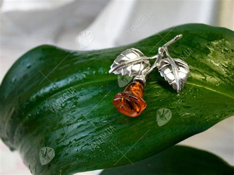 Брошь из серебра и янтаря «Янтарная роза» | Jewelry, Brooch, Silver