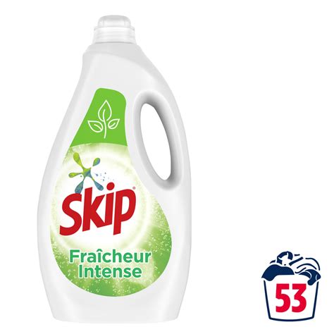 SKIP Lessive liquide fraîcheur intense 53 lavages 2 65l pas cher