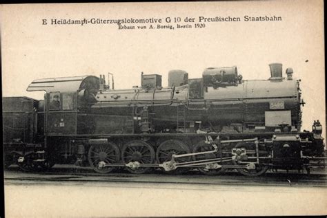 Ak Deutsche Eisenbahn G Terzugslokomotive Preu Ische Staatsbahn