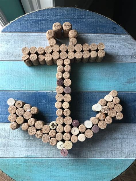 Natural Wine Cork Nautical Decor Etsy