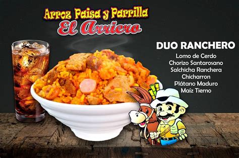 Menu At Arroz Paisa Y Parrilla El Arriero Bogot