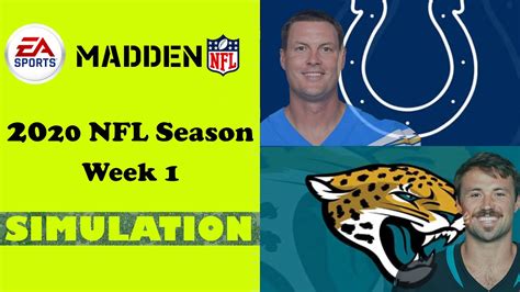 Nfl 2020 Indianapolis Colts Vs Jacksonville Jaguars Week 1 Full Game