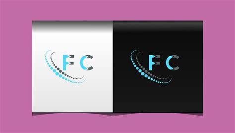 FC letter logo creative design. FC unique design. 15630055 Vector Art ...