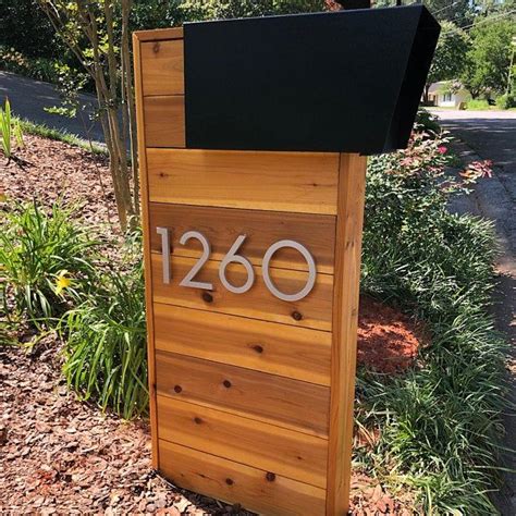 Cool Mid Century Modern Mailbox Ideas 2022