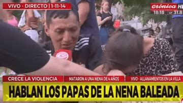 El Dolor De La Familia De La Nena De A Os Que Muri Baleada Si No