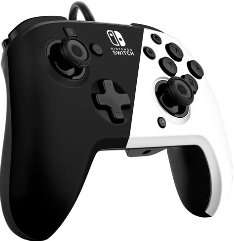 Customer Reviews Pdp Rematch Wired Controller Black White Nintendo