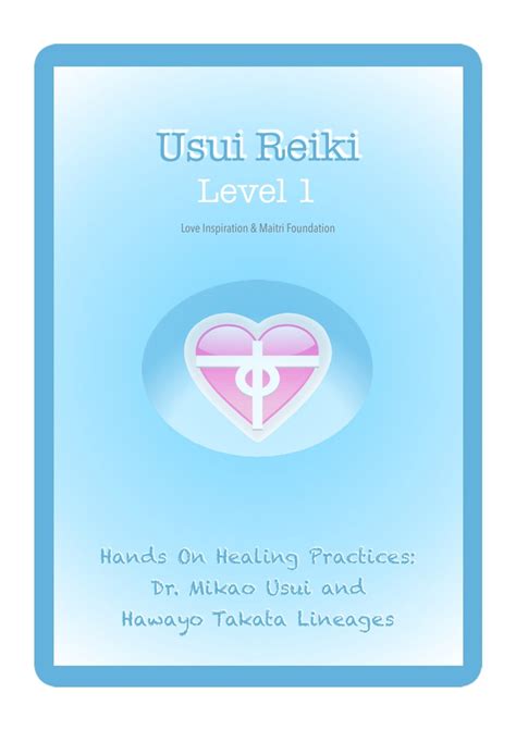 Free Reiki Course Level 1 Incl Free Attunement Certificate