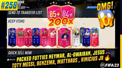 WOW PACKED FUTTIES NEYMAR JESUS MESSI OPENING 200x 85 X10 84