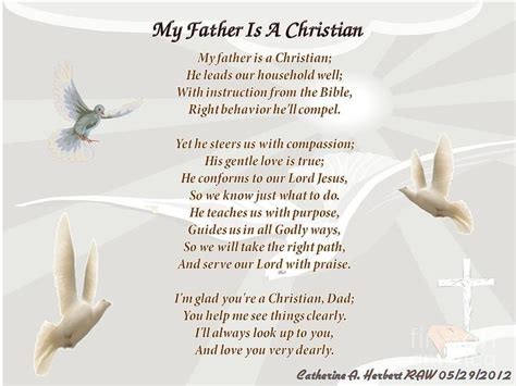 My Father is a Christian - A Poem by Raw Catherine Herbert