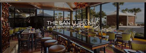 The San Luis Resort -Restaurant looking at Pool – USITCC