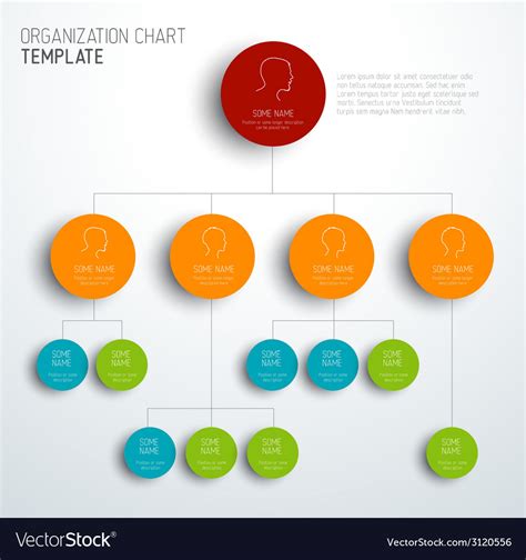 Corporate hierarchy chart vector by simo988 - Image #2244453 - VectorStock