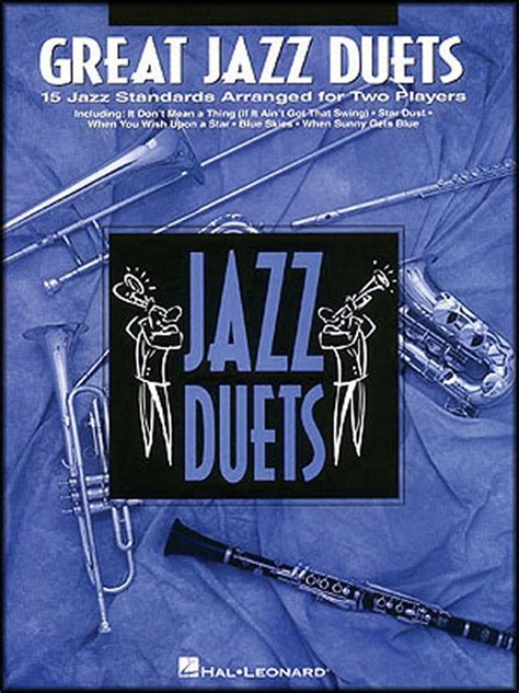 Great Jazz Duets Alto Sax 9780793549153 Various Books