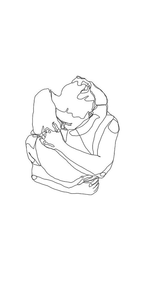 Pin By Elissa Kasper On Embroidery Tight Hug Drawing Outline Art