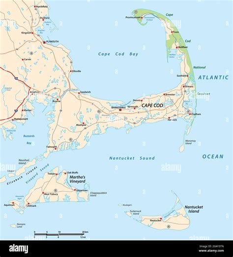 Map Of Cape Cod And Marthas Vineyard Brandy Tabbitha