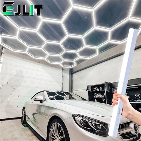 Cutomized Honeycomb LED Car Detailing Ceiling Light Hexagon Garage