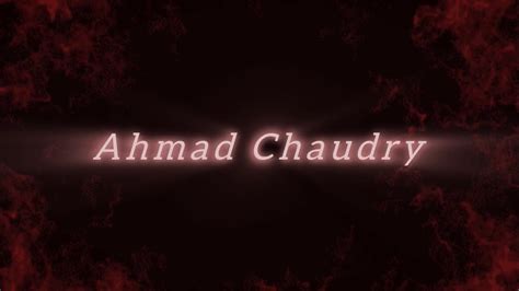 I Am Coming Back Ahmad Chaudry YouTube