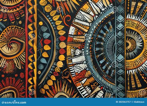 Traditional Native Design Of Papua New Guinea Stock Image Image Of