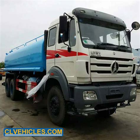 Beiben 6X4 290HP 20cbm Water Tanker Tank Spray Sprinkler Truck China