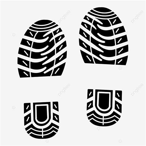 Sneaker Print Clipart Transparent PNG Hd Sneaker Print Black And White