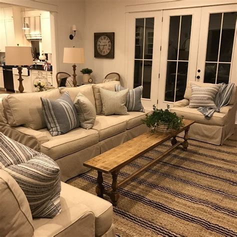 Hand Woven Beige Blue Area Rug In Tan Couch Living Room Rugs In