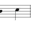 The middle 3-semitone interval is perceived as an augmented second in ...