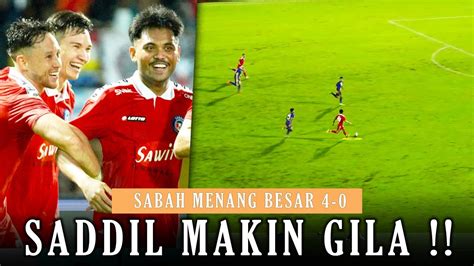 Sumbang Assist Full Individual Skill Saddil Ramdani Sabah Vs Sri